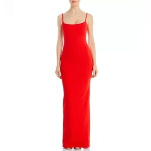 NOOKIE Bailey Column Gown - Cherry - Size Large